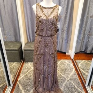 Aidan Mattox long beaded gown